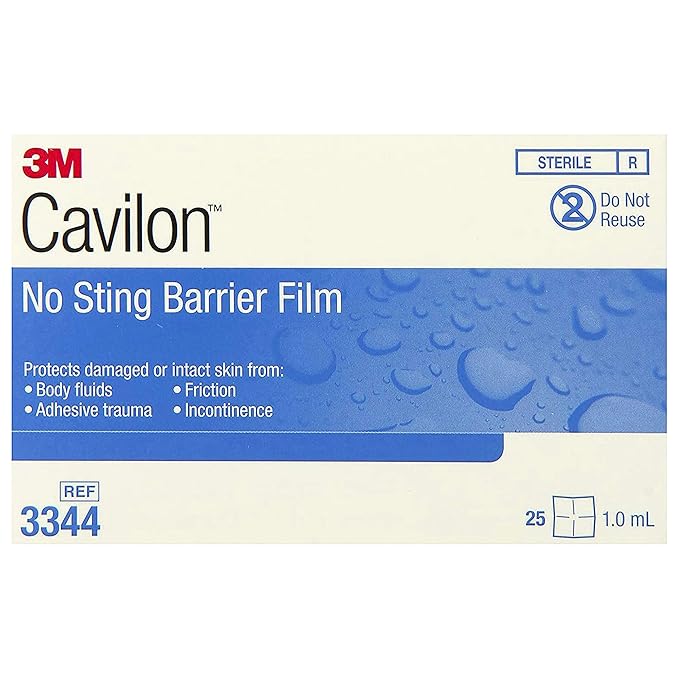 3M MCK33442100 - Barrier Film Cavilon 1.0 Ml Wipe, Sterile, Alcohol Free, No Sting