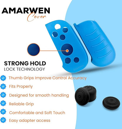Silicone Grip Case Cover  Thumb caps for Backbone One Controller - Ergonomic and Protective Sleeve Skin Shell for an Enhanced Experience, Stronger Hold and Thicker Grip for LIGHTNING VERSION