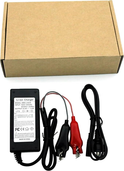 Electric Fishing Reel Lithium Battery Charger,Alligator Clip Charger,Output:16.8V- 3.0A