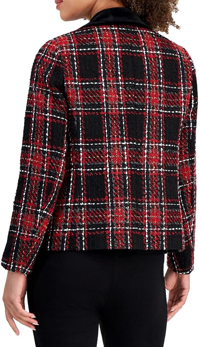 Size 16 Kasper Women's Notch Collar Open Jacket W/Combo