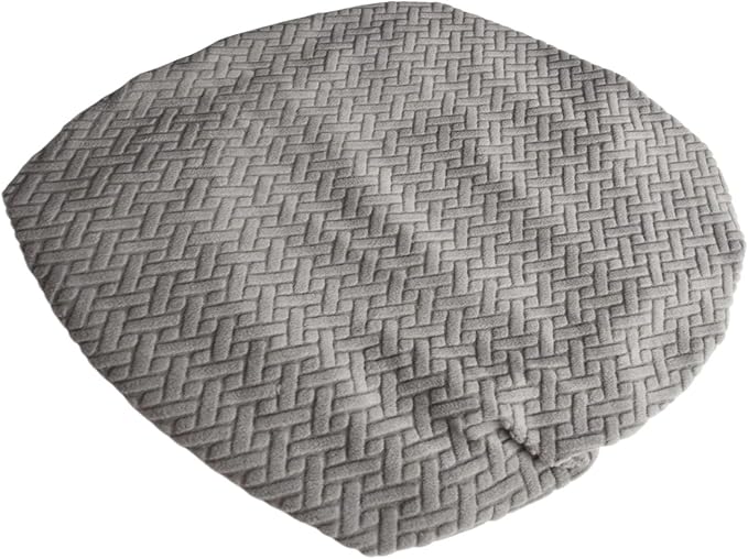 Elastic Fabric Chair Cover for Home (Medium Grey)