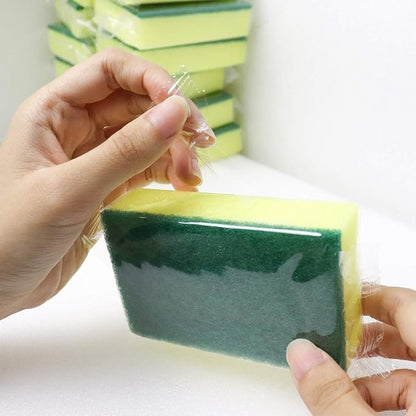 23 Pack Sponge Individually Wrapped, Non Scratch Scrouing Sponges for Household Cleaning, Dishes, Kitchen, Apartment, Car, Bike