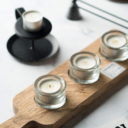 Home Lights Tealight Candles - 8 Hours Long time Burning, White Votive Smokeless European Tea Light Unscented Candles for Shabbat, Weddings, Christmas,Home Decorative - 295 Candles