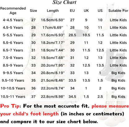 Girls Boots Knee High Zip Up Lace Up Outdoor Booties Winter Fashion Long Leather Boot for Little Kid Big Kid