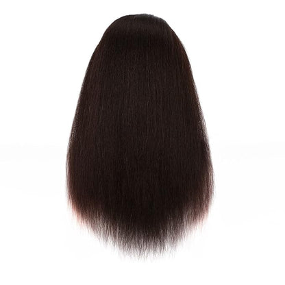 Hairingrid Mannequin Head 16" 100 Real Hair Hairdresser Cosmetology Mannequin Manikin Training Head Hair and Free Clamp Holder (R72026B0216)