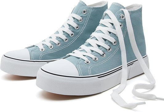 hash bubbie Unisex Fashion High Top Sneakers Women's Classic High Tops Canvas Shoes, Casual Tennis Shoes for Men