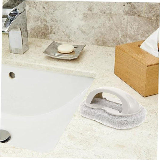 Kitchen Wash Sponge Dishwashing Brush Cleaning Wash Sponge Bathtub Cleaning Brush Tile Brush Cleaning Sponge Bathtub Cleaner Brush Sponges Kitchen Scrub Brush Tub Brush Grey