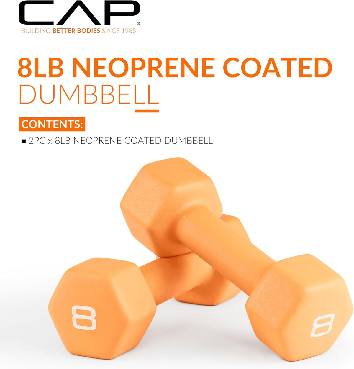 CAP Barbell Neoprene Coated Dumbbell