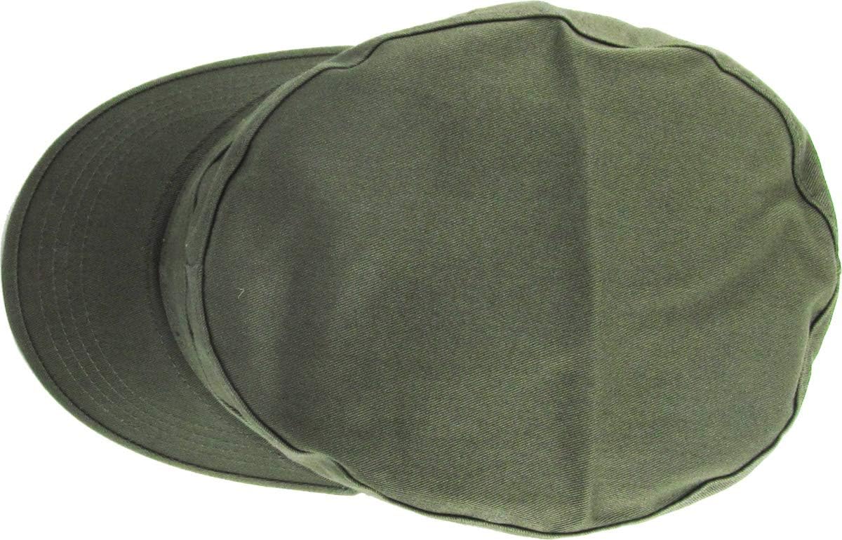 KBETHOS Cadet Army Cap Basic Everyday Military Style Hat (Now with STASH Pocket Version Available) ( Olive Daily Cadet )