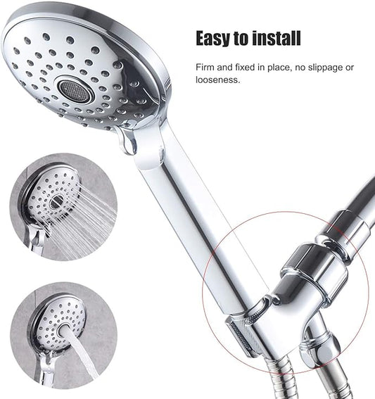 G12 Shower Arm Holder Adapter for Handheld Shower Heads Adjustable Mount Bracket Universal Mount