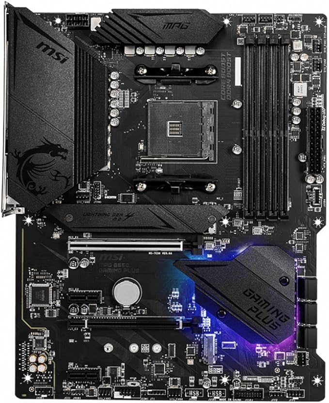 MSI MPG AMD B550 Gaming Plus Socket AM4 ATX DDR4-SDRAM Motherboard