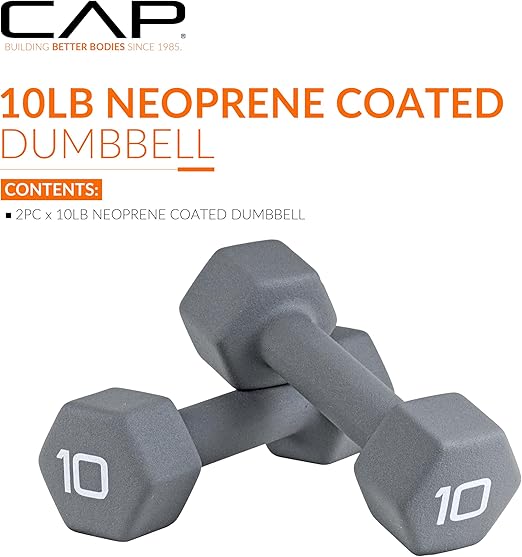 CAP Neoprene Coated Dumbbell Weights
