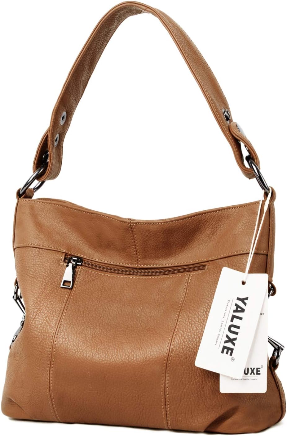 YALUXE Genuine Leather Shoulder Bags Stylish Hobo Handbags Purses Crossbody Bags for Women Genuine Leather, Stylish