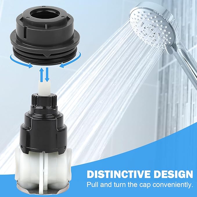 RP46463 Delta Shower Cartridge Compatible for Delta Monitor 17 Series (2006-Present) Dual Function Bath Tub and Shower Faucet Parts Delta Shower Faucet Cartridge with Seat and Spring Adapter