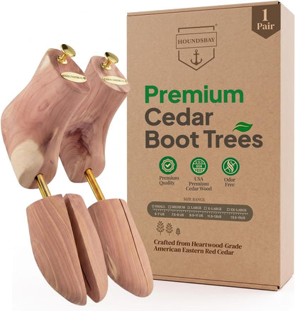 Boot Trees, Cedar Boot Tree for Men, Shoe Tree for Boots, Boot Stretcher & Shaper