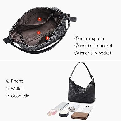 Women Genuine Leather Handbag for Women Large Work Tote Bag with Top Handle Purse Satchel Shoulder Bag for Women