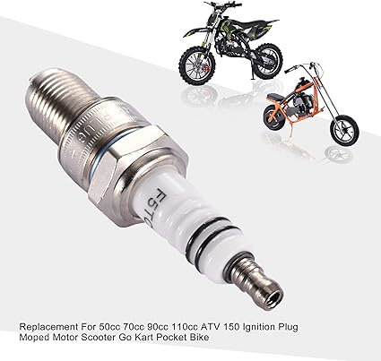 GOOFIT Spark Plug F5TC For 50cc 70cc 90cc 110cc ATV 150 Ignition Plug Moped Motor Scooter Go Kart Pocket Bike