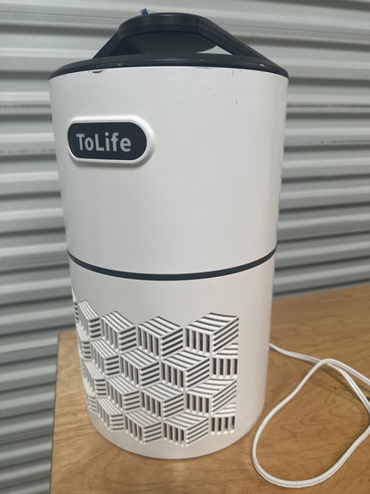 Tolife Air Purifiers for Home Large Room Up to1291 Ft² Air Quality Sensors HEPA Air Purifiers for Bedroom, Auto & Timing Function, Remove Smoke, Pet Hair, Allergies,Dust