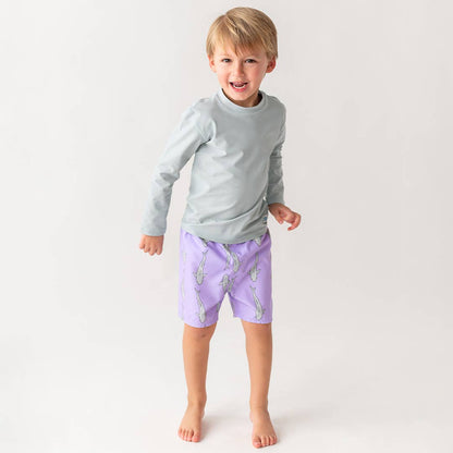 RUGGED BUTTS RASH GUARD HARBOR GRAY