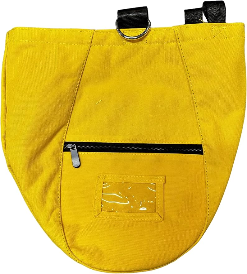 SCBA MASK BAG - Heavy Duty Firefighters Bags with Multiple Pockets| Respirator Bags with Sleek Design and Extra Storage (Yellow)