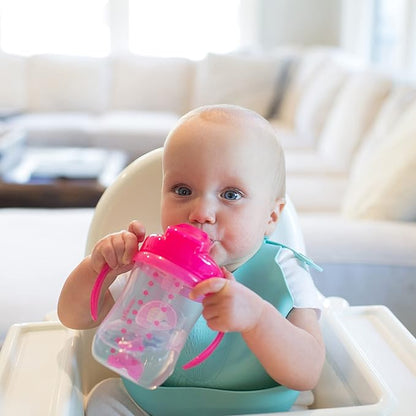Dr. Brown's Baby's First Straw Cup Sippy Cup with Straw - PinkPurple - 9oz - 2pk - 6m