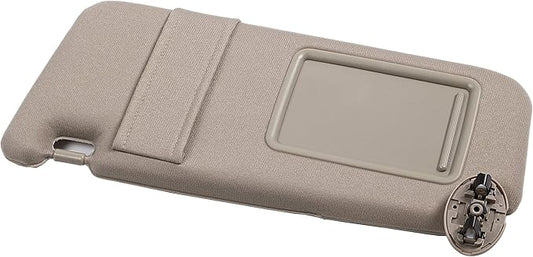Ezzy Auto Beige Left Driver Side Sun Visor fit for Toyota Camry Without Sunroof 2007 2008 2009 2010 2011