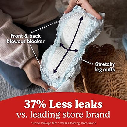 Huggies Size 1 Diapers, Little Snugglers Diapers, Size 1 (8-14 lbs), 198 Count (6 Packs of 33), Packaging May Vary
