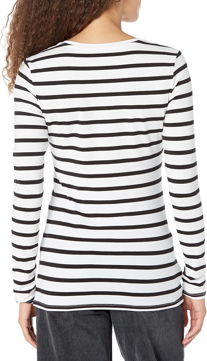 Essentials Women's Regular-Fit Long-Sleeve Crewneck T-Shirt (Available in Plus Size)