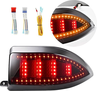 NOKINS Golf Cart LED Tail Lights for Club Car TempoPrecedent, Deluxe Brake Light,12 Volt Universal Replacement Accessories Gas  Electric Models
