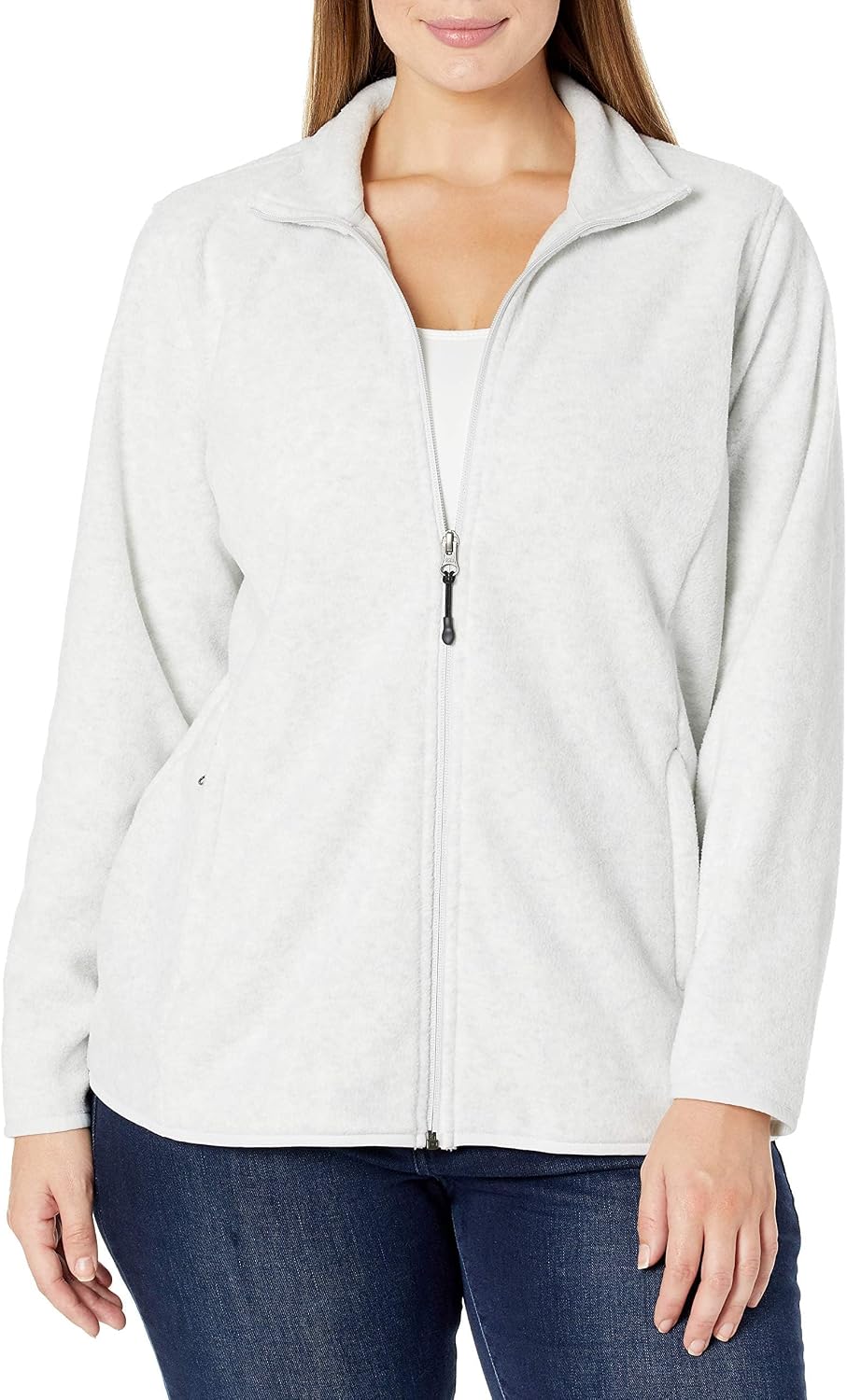 Essentials Women's Classic-Fit Full-Zip Polar Soft Fleece Jacket