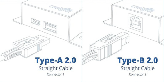 4ft. Black USB 2.0 A to B Device Cable