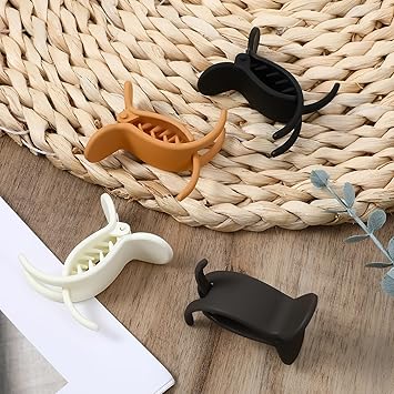 8pcs Nonslip Ponytail Clip Matte Ponytail Hair Clip Strong Hold French Barrettes Fine Hair Jaw Clips Accessories for Women
