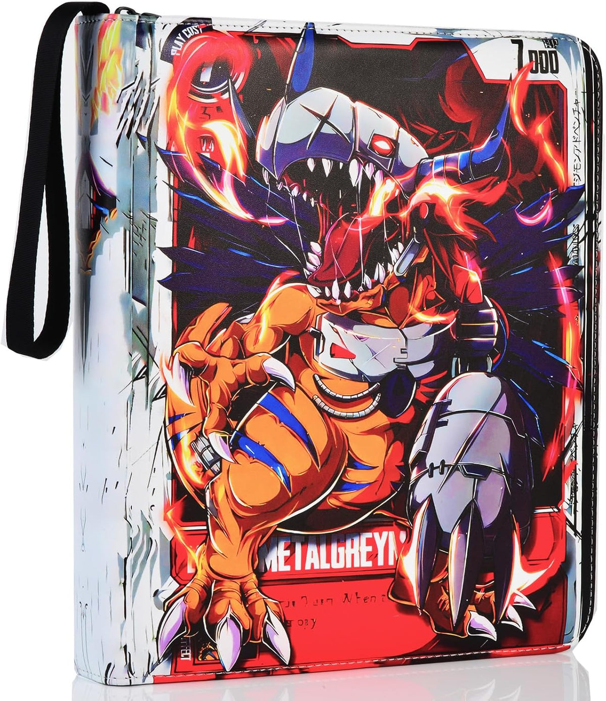 Trading Card Binder Compatible with DGM TCG Cards,Trade cards Album 9-Pockets Hold 990 Cards
