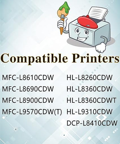 MM MUCH  MORE Compatible TN436C Toner Cartridge Replacement for Brother TN436 TN 436 TN433 TN431 for HL-L8360CDW HL-L8260CDW MFC-L8900CDW HL-L8360CDWT MFC-L8610CDW Printers (High Yield, Cyan,1-Pack)
