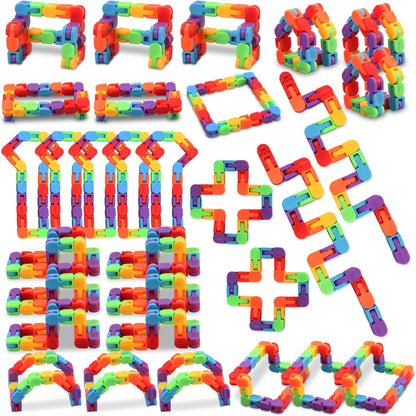 20pcs Wacky Track Fidget Toys Sensory -Party Favors,Goodie Bag,Bulk Fidget for Classroom ,School Students Gifts Prizes Birthday Christmas Fidgets Stocking Stuffers for Kids ,Teens Adults