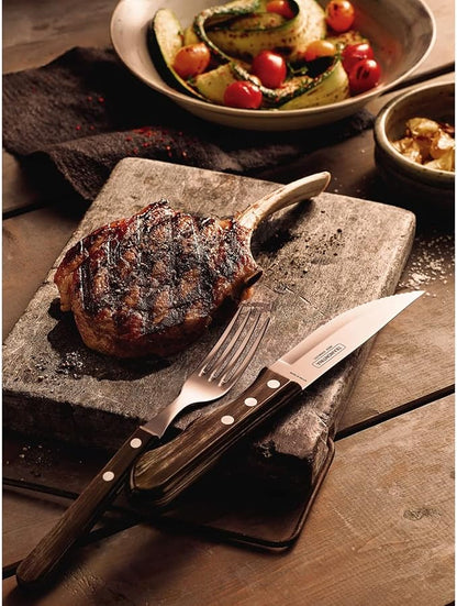 toramontexi-na Jumbo Knives, Poly Wood Dark Brown 34616095