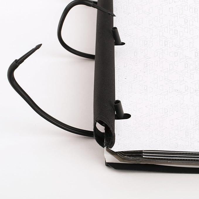 Five Star Flex Refillable Notebook  Study App, College Ruled Paper, 1-12 Inch TechLock Rings, Pockets, Tabs and Dividers, 300 Sheet Capacity, White (29324AE2)