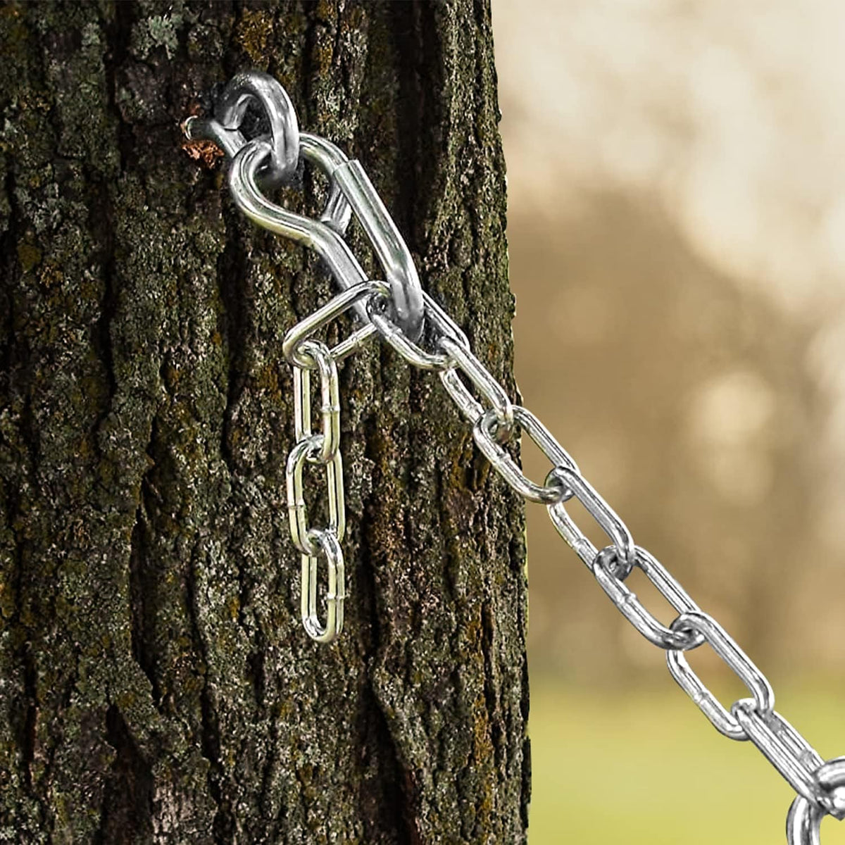 Bathonly 2 Packs Heavy Duty Hooks for Hanging, Hammock Hooks, Eye Bolt Screws, Indoor Outdoor, Load Capacity 550 LBS