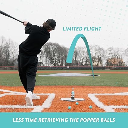 Baseball Training Tee Popper 202, Hitting Tee for Perfect Swings, Batting Machine (Not for Real Baseballs 202 Popper Balls Not Included)