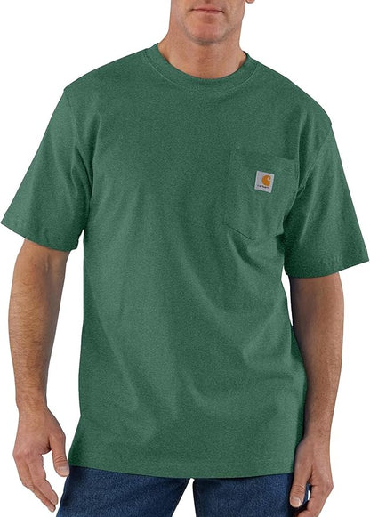 Carhartt Men's Loose Fit Heavyweight Short-Sleeve Pocket T-Shirt (Also Available in Big  Tall)