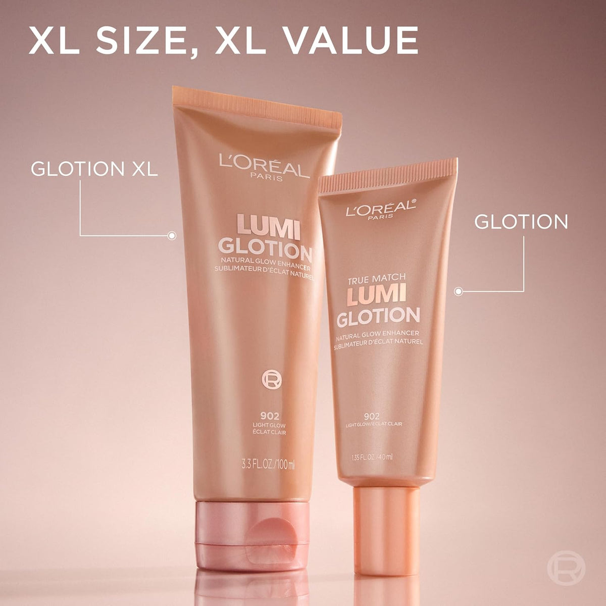 L'Oreal Paris Makeup True Match Lumi Glotion, Natural Glow Enhancer, Illuminator Highlighter, Bronzing Drops For a Sun-Kissed Glow, 903 Medium (NO BOX)