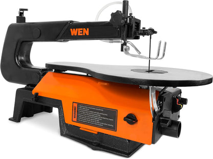 WEN 16-inch Variable Speed Scroll Saw with Easy-Access Blade Changes (Model 3922)