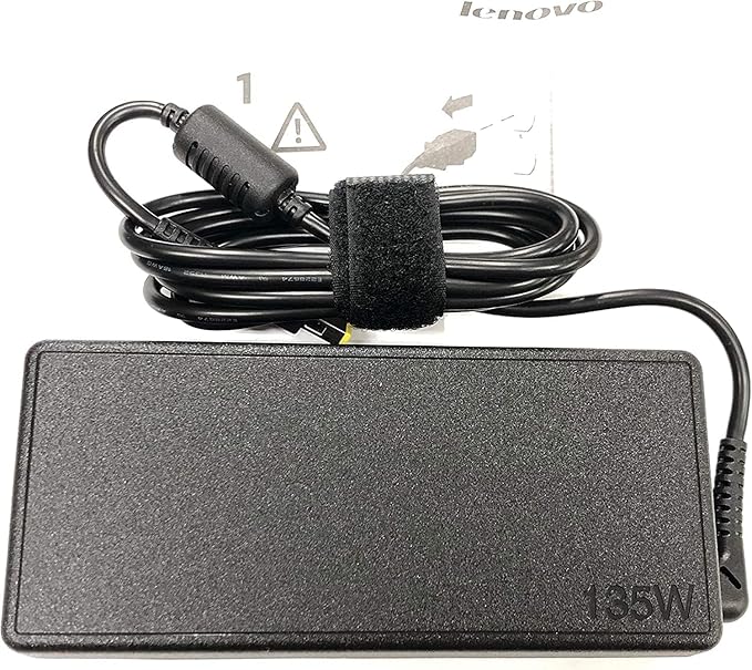 New Genuine Laptop Charger 135W 20V 6.75A Slim Tip ADL135NDC3A (888015027) AC Adapter Power Supply,Black 3 Prong Power Cord forLenovo G510 G5005 Y50-70 Y50P-70 Y520-15 Y700-14 Y700-17 Y70-70 ideapad