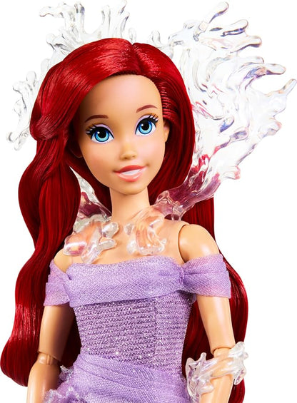 Mattel Disney Collector Ariel The Little Mermaid Doll with Display Stand, Inspired by Disney Movie 35th Anniversary( open box )