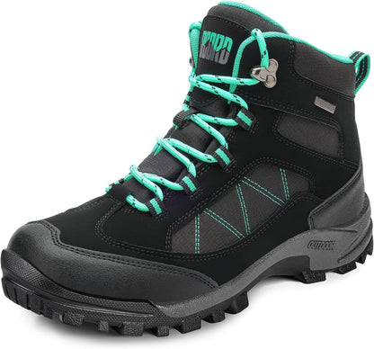 R CORD Womens Hiking Boots Waterproof Hiking Boots Womens Non-Slip Hiking Shoes Backpacking Boots All Day Walking Boots Outdoor