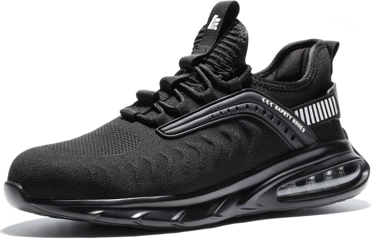 Steel Toe Shoes for Men Women Lightweight Cushion Sneakers Slip Resistant Safety Work Shoes Indestructible Sneakers