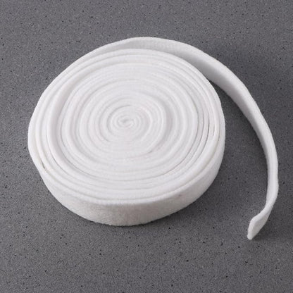 LUOEM Wool Felt Ribbon for DIY Crafts Christmas Tree Ribbon White 3cm x 500cm