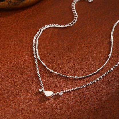 Trendy Anklets for Women Dainty Ankle Bracelet CZ Evil Eye Heart Layered Bracelets Set Gifts Summer Beach Jewelry