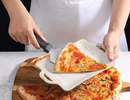 New Star Foodservice 36107 Plastic Handle Pie Server, 10-Inch, Black