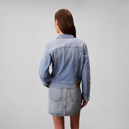 Calvin Klein Women's Classic Denim Trucker Jacket